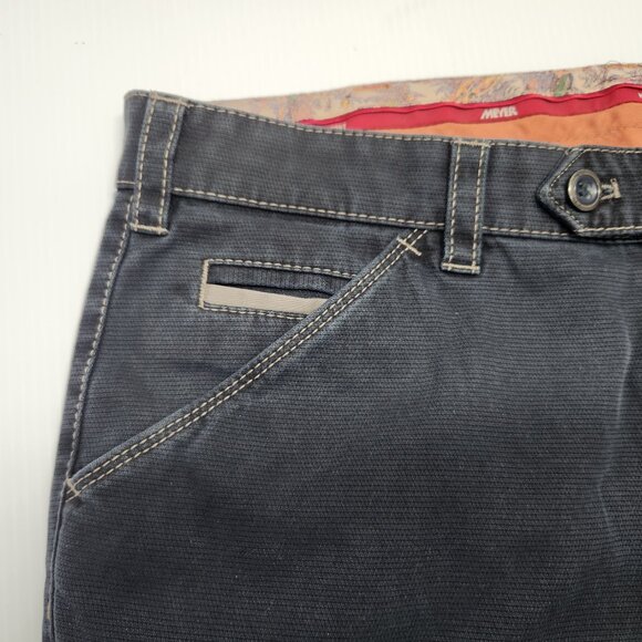 MEYER Chicago Chino Jeans Size W36 L34 Meyer Modern Comfort W/L 93/86 Cotton - Picture 11 of 15
